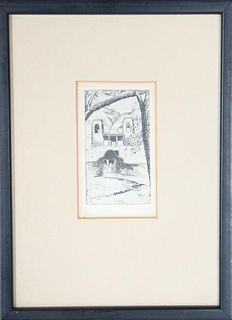 Ralph Pearson (1883-1958) American, Etching