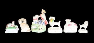 Collection of (6) Porcelain Figures