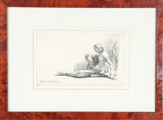 After Rembrandt Etching