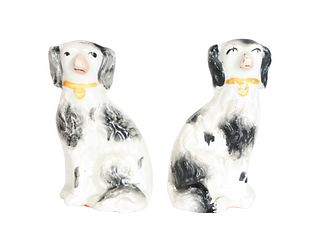 Pair of Staffordshire Dog Figures