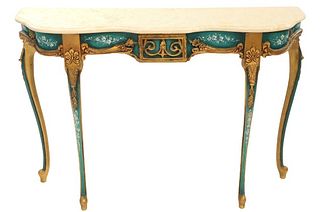 Antique Rococo Console Table