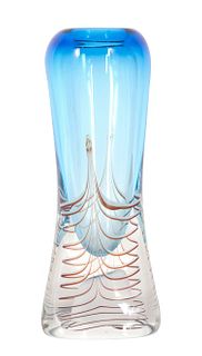 Adam Jablonsky (b. 1936) Crystal Vase