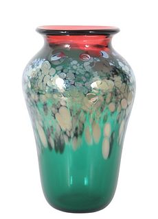 Pati Yamashita (20th C.) American, Art Glass Vase