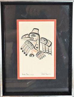 Bill Reid (1920-1998) Haida, Serigraph