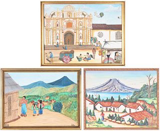 (3) Central American Paintings