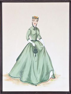 Rosemary Odell Costume Watercolor