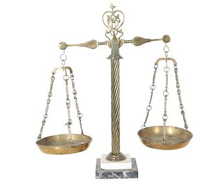 Vintage Brass "Scales of Justice"