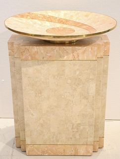 Designer Laminated Stone Pedestal & Platter