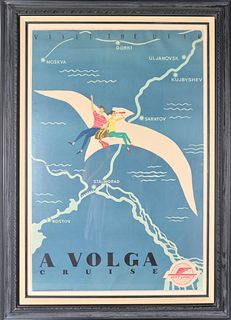 Russian Soviet Travel Poster
