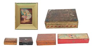 Collection of (6) Vintage Boxes