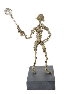 Brass Wire Figural Sculpture