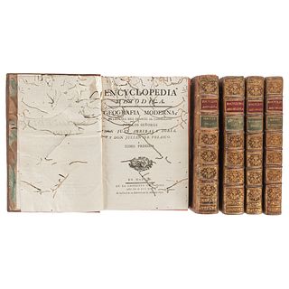 ENCYCLOPEDIA METÓDICA MADRID: IMPRENTA DE SANCHA, 1788 - 1794 Historia Natural/Geografía Moderna/Artes Académicos... Pieces: 5.