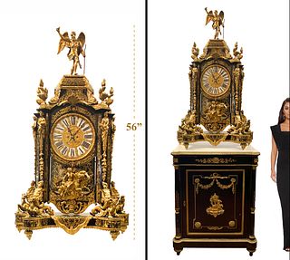 A French Bronze Boulle Mantel Clock