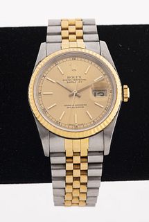 Rolex Oyster Perpetual 18K Gold Wrist Watch