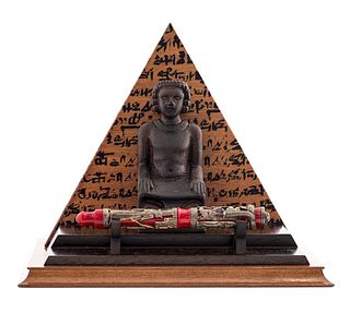 Montegrappa 'Red Sea Luxor' Vermeil Fountain Pen