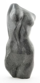 Miguel Moreno "Torso" Marble Sculpture