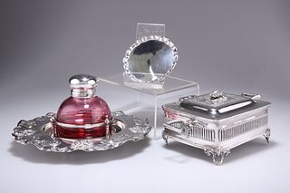 A GEORGE V SMALL SILVER WAITER,?by Henry Hodson Plante, London 1935, with C