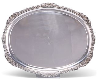 A GEORGE IV SILVER SALVER,?by Samuel Whitford?II?or?Samuel Wheatley,?London