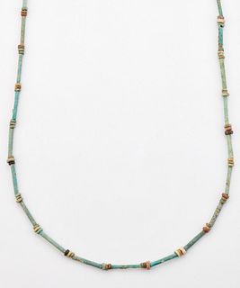 A NECKLACE OF RESTRUNG?EGYPTIAN FAIENCE BEADS, LATE PERIOD CIRCA 600-400 B.