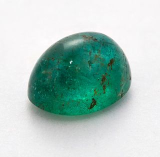 AN OVAL CABOCHON EMERALD, 1.71ct. Measures 8.15mm by 6.17mm by 4.70mm appro