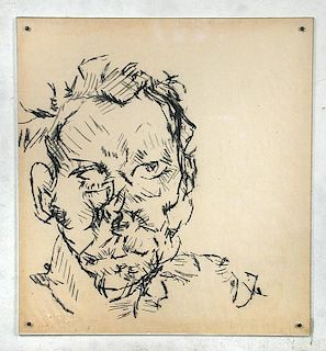 <p><strong> Attributed to Felix Topolski</strong> <strong>(Polish, 1907-1989)</strong><br /> Portrai