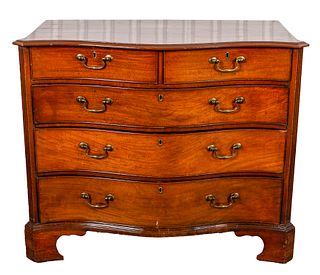 George III Style Mahogany Chest of Drawers