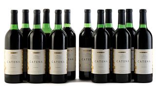 Twelve Catena Reserve Cabernet Sauvignon bottles, 1991 vintage.
Bodegas Esmeralda
Category: red wine. Junín, Mendoza (Argentina).
Level: A/B/C/D.
750 