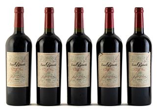 Five Enzo Bianchi Gran Cru bottles, vintage 1994.
Category: red wine. DOC. San Rafael, Mendoza (Argentina).
Numbered bottles.
Level: A/B.
750 ml.