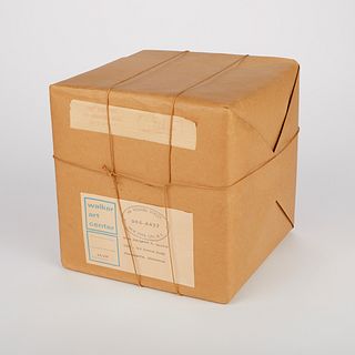 Christo "Wrapped Box" Sculpture 1966