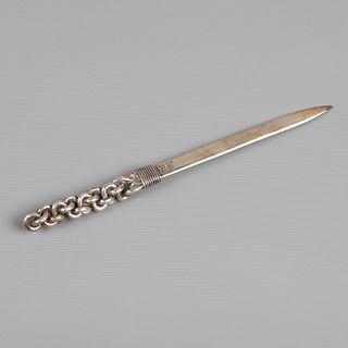 Mexico, Taxco Sterling Silver Letter Opener, Length: 7 in. (17.78 cm.)
