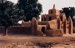 Carollee Pelos, Untitled (African Adobe Structure)