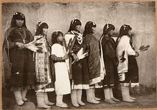 Simeon Schwemberger, Cochiti Pueblo Dancers, 1906