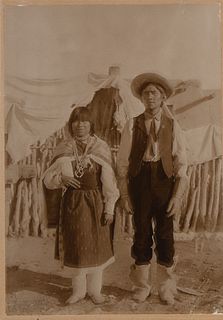 Simeon Schwemberger, Francisco Chavez and Sister Ya-Kai-At-Tsa, 1906