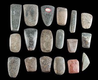Archaic Native American Woodland Stone Tools (18 pcs)