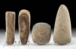 4 Eastern Woodland Stone Hand Tools