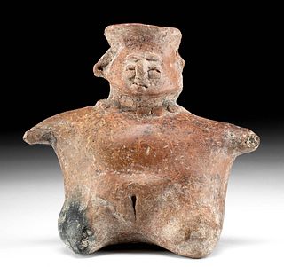 Colima Pottery Female Figural Vessel