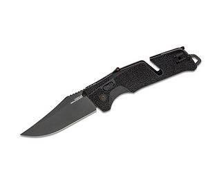 NEW SOG TRIDENT AUTO BLACK STAINLESS STEEL KNIFE