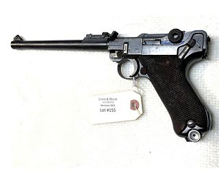1917 DWM ARTILLERY 9mm LUGER PISTOL (USED)