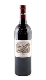 A bottle of Château Lafite Rothschild, vintage 2017. Category: Red wine. Pauillac, Bordeaux. Level: A.