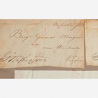 [Presidential] Washington, George, and Marquis de Lafayette Group of 2 Cut Signatures