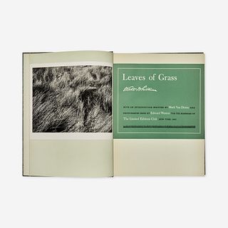 [Private Press] [Limited Editions Club, The] Whitman, Walt Leaves of Grass