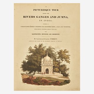 [Travel & Exploration] [India] Forrest, Lieutenant-Colonel (Charles Ramus), A Picturesque Tour Along the Rivers Ganges and Jumna, in India...
