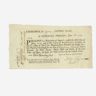 [American Revolution] Jay, John Printed Document, signed
