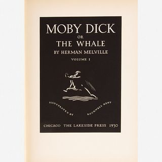 [Children's & Illustrated] [Kent, Rockwell] Melville, Herman Moby Dick or the Whale
