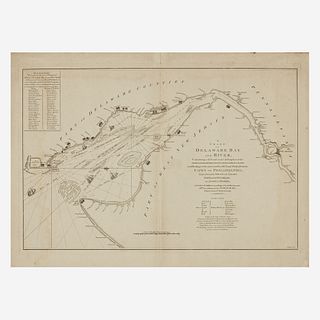 [Philadelphia] Fisher, Joshua A Chart of Delaware Bay and River…