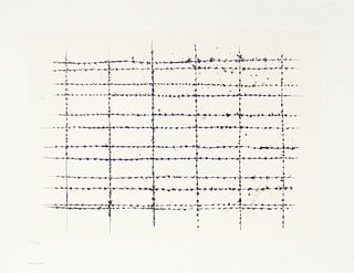 Donald Sultan - Barbed Wire