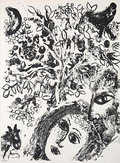 Marc Chagall - Couple Beside Tree