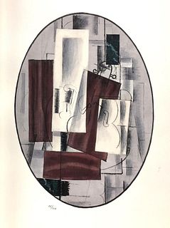Georges Braque (After) - Verre et Violon