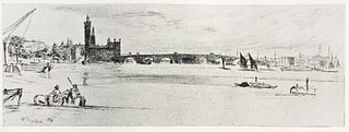 James McNeill Whistler (After) - Old Westminster Bridge