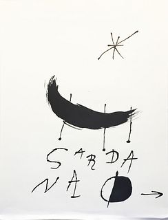 Joan Miro - Untitled IV from Les Essencies de la Terra